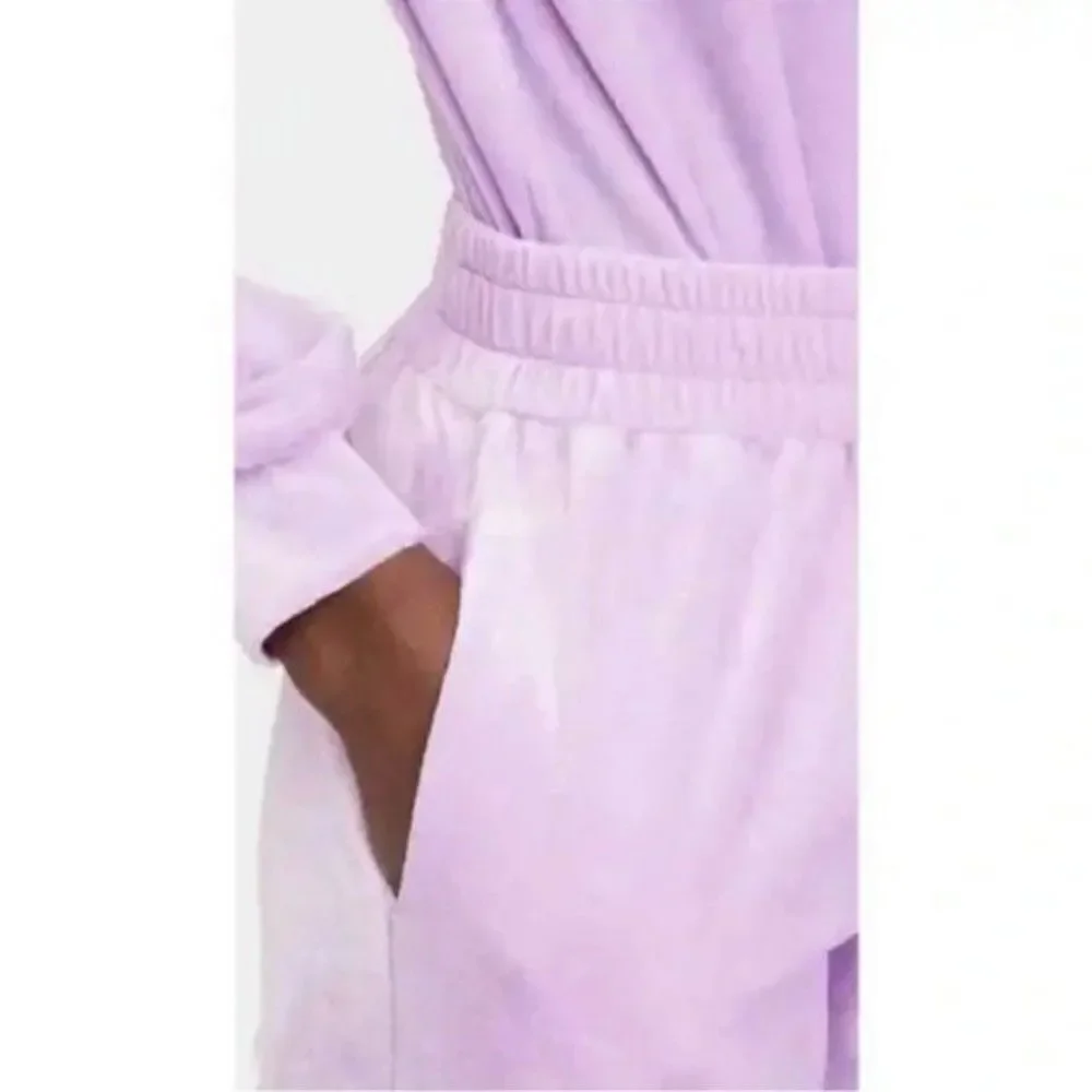 NWT Generation Love Ivy Velour Jogger Sweatpants Lilac Purple Pink XS